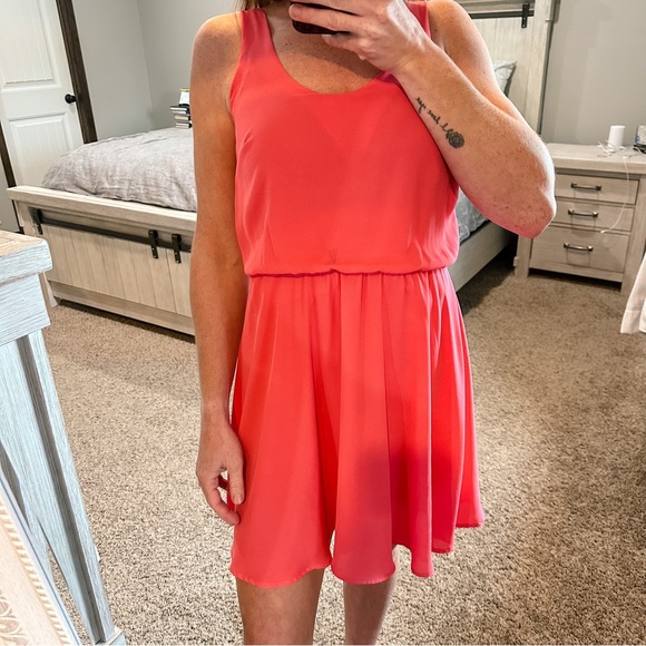 Lush Dresses & Skirts - Lush Pink Sleeveless Sundress Midi Length Women’s Size XS
